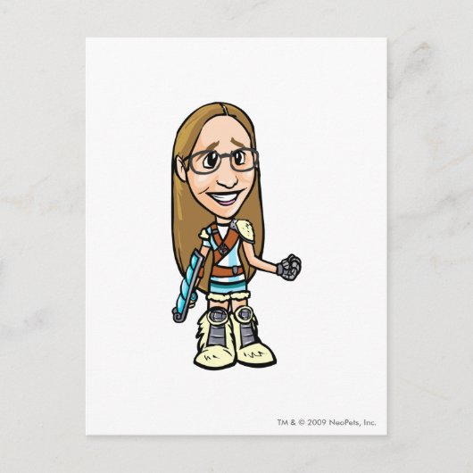 Personeel van Dragona Terror Mountain Briefkaart (Voorkant)