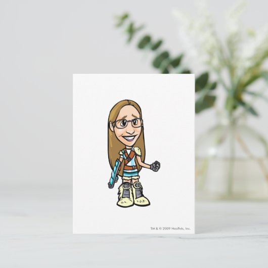 Personeel van Dragona Terror Mountain Briefkaart (Staand voorkant)