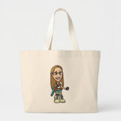 Personeel van Dragona Terror Mountain Grote Tote Bag (Voorkant)