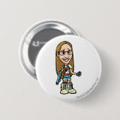 Personeel van Dragona Terror Mountain Ronde Button 5,7 Cm (Voorkant /achterkant)