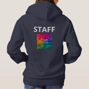 Personeel van het Bedrijf Bedrijfs Logo hier Vrouw Hoodie