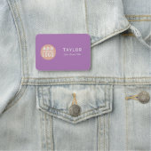 Personeel van het bedrijfspersoneel van de douane naamplaatje (In situ)