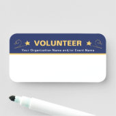 Personeel van het Gepersonaliseerde Schoolevenemen Naamplaatje (In situ)