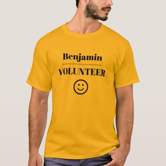 Personeel van het team van de Aangepaste Naam van T-shirt (Voorkant)