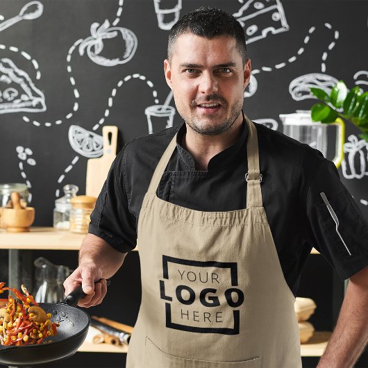 Personeel van Logo van de douane BedrijfsOndernemi Standaard Schort