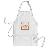 Personeel van Logo van de douane BedrijfsOndernemi Standaard Schort (Voorkant)