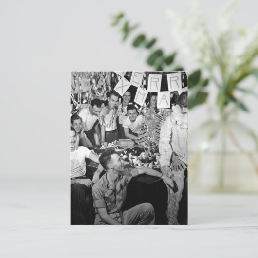 Personeel van USS LEXINGTON vier_War Afbeelding Briefkaart (Staand voorkant)