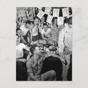 Personeel van USS LEXINGTON vier_War Afbeelding Briefkaart