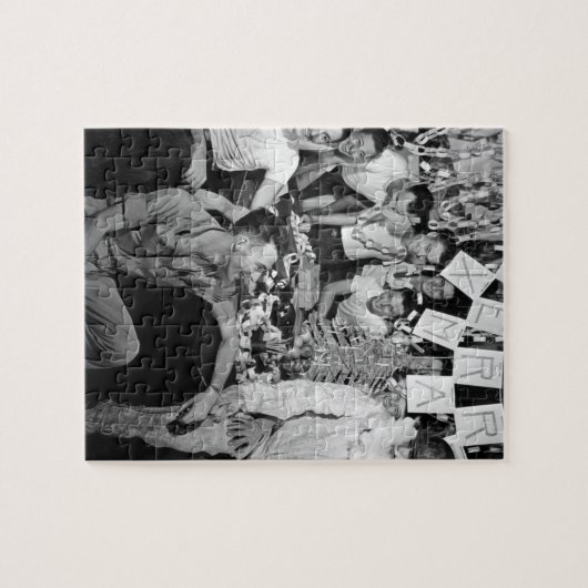 Personeel van USS LEXINGTON vier_War Afbeelding Legpuzzel (Horizontaal)