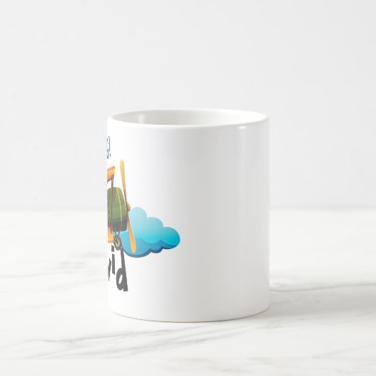 Personeel vliegtuig koffiemok (Center)