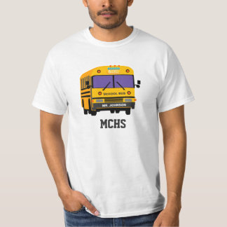 Personeel voor 5-Star Rating School-bus T-shirt