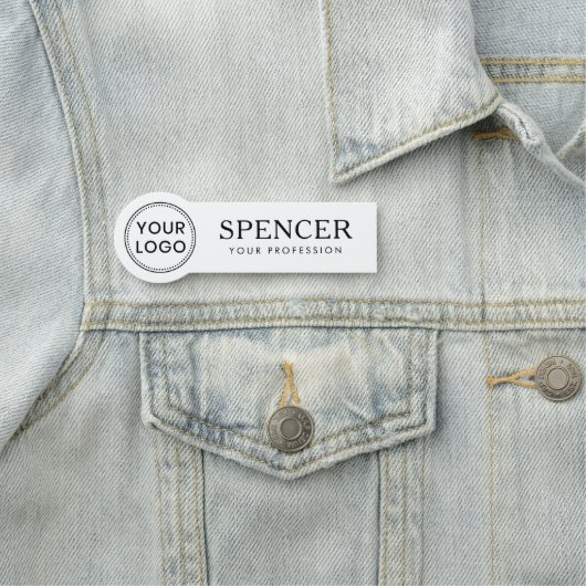 Personeel voor aangepast logo bedrijf, kleur naamplaatje (In situ)