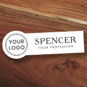 Personeel voor aangepast logo bedrijf, kleur naamplaatje