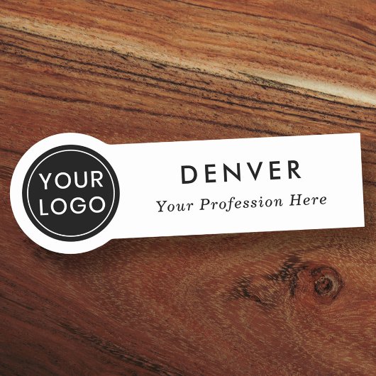 Personeel voor aangepast logo bedrijf, kleur naamplaatje