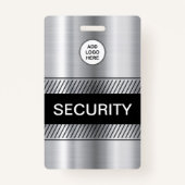 Personeel voor bedrijfsbeveiliging badge (Achterkant)