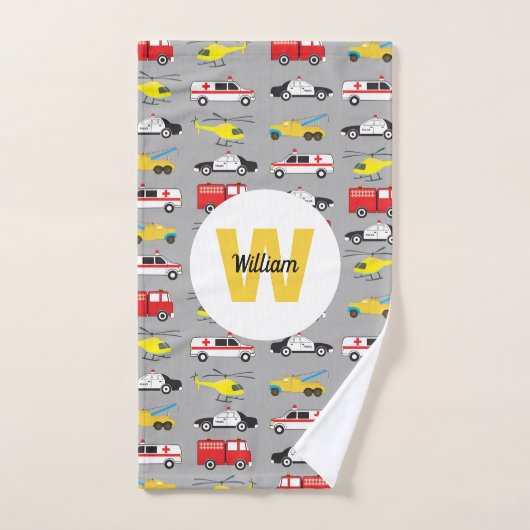 Personeel voor het vervoer van noodvoertuigen bad handdoek (Handdoek)