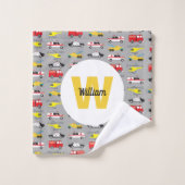 Personeel voor het vervoer van noodvoertuigen bad handdoek (Wasdoekje)