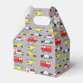 Personeel voor het vervoer van noodvoertuigen bedankdoosjes (Achterkant)