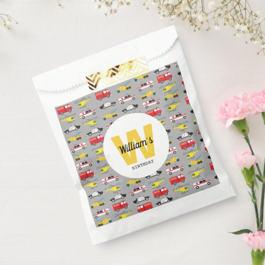 Personeel voor het vervoer van noodvoertuigen bedankzakje (Gezegeld)