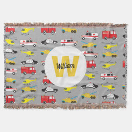 Personeel voor het vervoer van noodvoertuigen deken