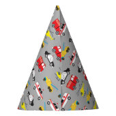 Personeel voor het vervoer van noodvoertuigen feesthoedjes (Achterkant)