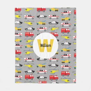 Personeel voor het vervoer van noodvoertuigen fleece deken