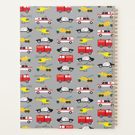 Personeel voor het vervoer van noodvoertuigen planner (Achterkant)