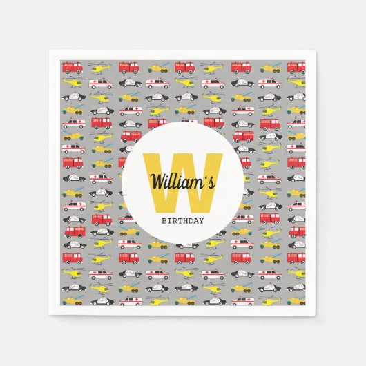 Personeel voor het vervoer van noodvoertuigen servet (Voorkant)