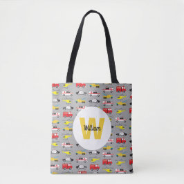Personeel voor het vervoer van noodvoertuigen tote bag