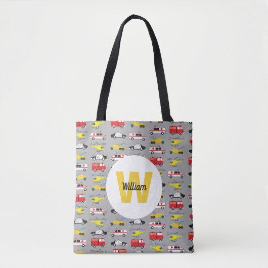 Personeel voor het vervoer van noodvoertuigen tote bag (Voorkant)
