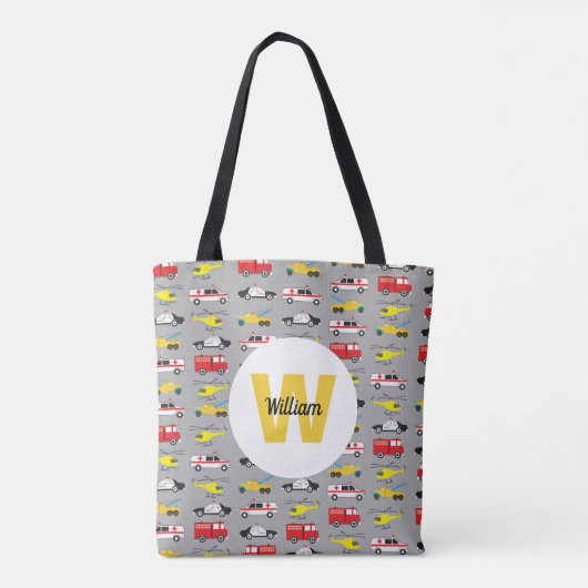 Personeel voor het vervoer van noodvoertuigen tote bag (Achterkant)