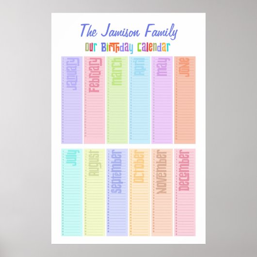 Personeel voor persoonlijk verlof poster (Voorkant)