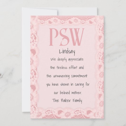 Personeel voor persoonlijke support feestdagenkaart (Voorkant)