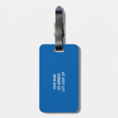 Personeel voor robots voor speelgoed bagagelabel (Achterkant verticaal)