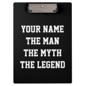 Personeel voor sporttrainers klembord (Voorkant)