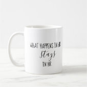 Personeel wat er gebeurt in HR-stadions Humor Koffiemok (Links)