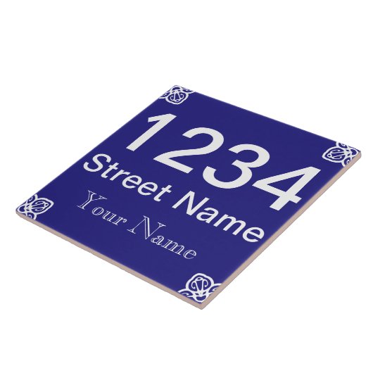 Personeelnummer Tegeltje (Zijkant)