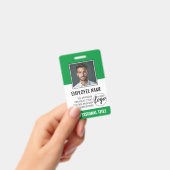 Personeels ID - Foto, Logo, Functie - Aangepaste K Badge (Handheld)