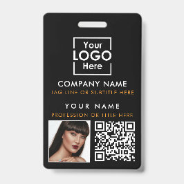 Personeels-ID Foto QR-code Aangepaste ID-afdrukken Badge