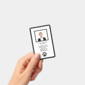 Personeels-ID-fotologo Naambadge Badge (Handheld)