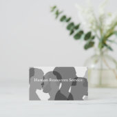 Personeelsaanwerving Visitekaartje (Staand voorkant)