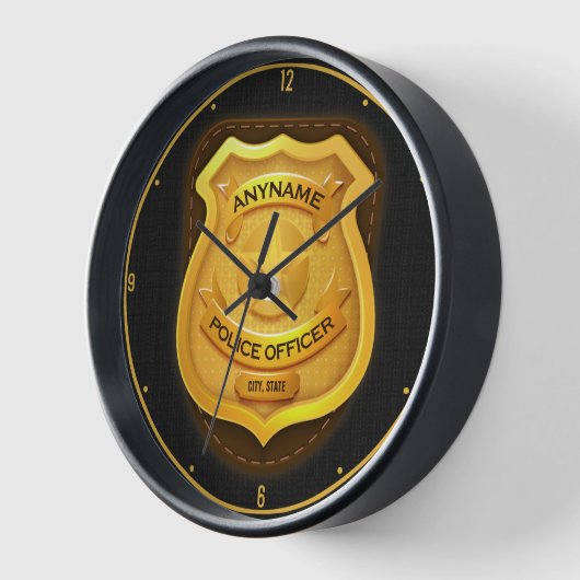 Personeelsagent Sheriff Cop NAME Badge (Hoek)