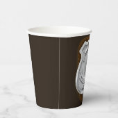 Personeelsagent Sheriff Cop NAME Badge Papieren Bekers (Rechts)