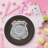 Personeelsagent Sheriff Cop NAME Badge Papieren Bordje (Feest)