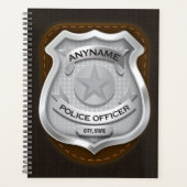 Personeelsagent Sheriff Cop NAME Badge Planner (Voorkant)