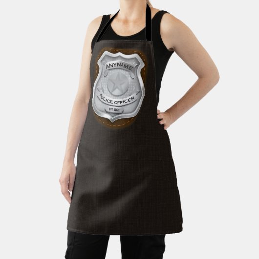 Personeelsagent Sheriff Cop NAME Badge Schort (Insitu)