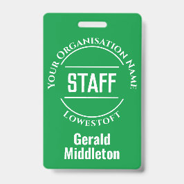 Personeelsbadge Badge