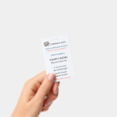 Personeelsbadge | Beveiligings-ID – Fotokaart Badge (Handheld)