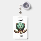  personeelsbadge personaliseren badge (Voorkant met intrekbare clip)