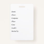  personeelsbadge personaliseren badge (Achterkant)